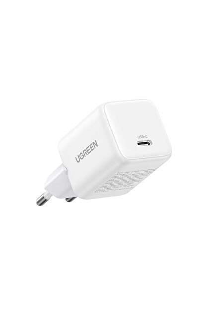 Ugreen 30W GaN USB-C Tek Portlu Hızlı Şarj Cihazı - Beyaz - Fiyatı
