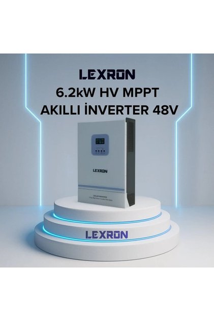 - İnges 6.2 KW MPPT AKILLI TAM SİNÜS İNVERTER - 48 VOLT 6200 WATT ŞEBEKE BAĞLANTILI İNVERTÖR