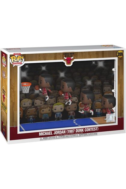 Pop! Moments Deluxe: Chicago Bulls - Michael Jordan - 1987 Smaç Yarışması - Koleksiyonluk Figür