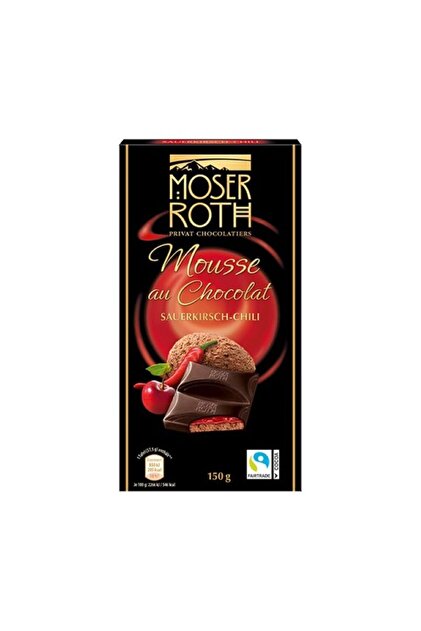 moser roth Mousse Sauerkirsch-Chili Chocolate 150g - Fiyatı, Yorumları