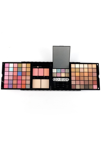 Trusă de machiaj Miss Rose 101 piese - Cutie cadou de sărbători (7002-015)