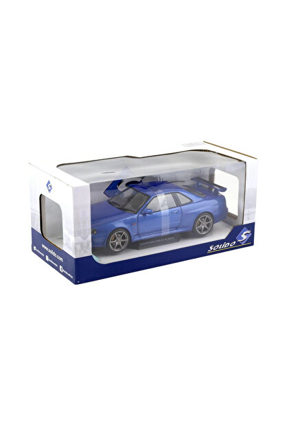 Solido 1:18 Ölçek 1999 Nissan Skyline GT-R R34 Diecast Metal