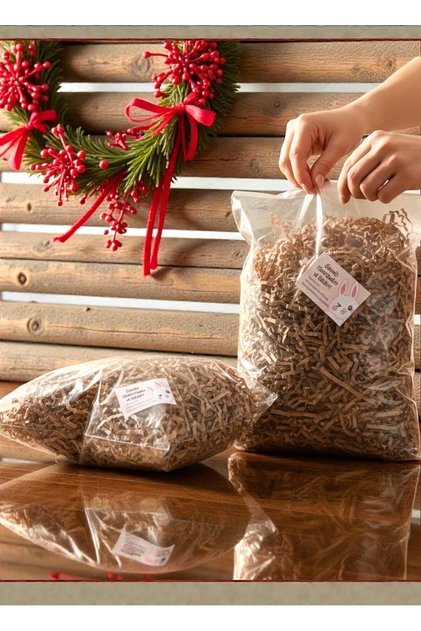 Crinkle Paper 100g Filling Material Gift Box Inner Filler Packing Filler Natural Crinkle Paper Ornament Kraft