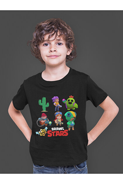 Brawl Stars Brawlstar All Characters Characters Printed Kids Tee T-Shirt