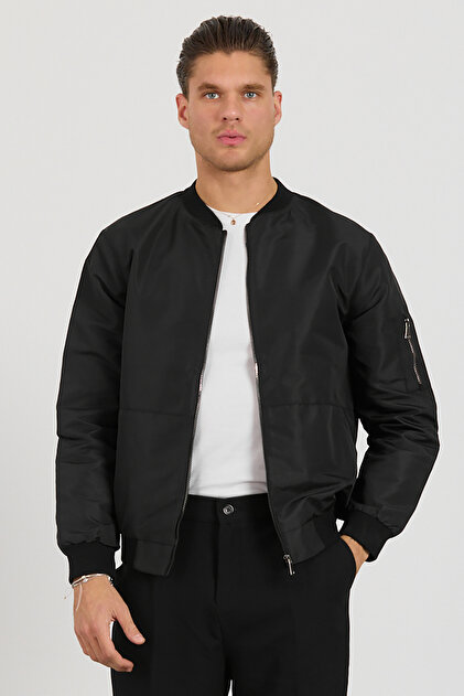 New Season Water and Wind Resistant Black Transitional Men's Jacket
