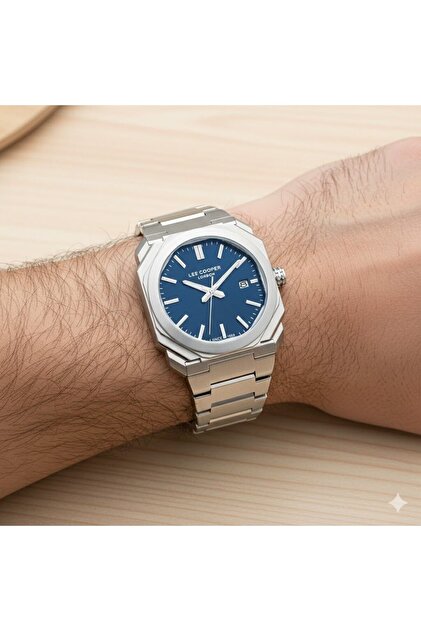 Lee Cooper LC08185.390 Erkek Kol Saati - Çelik Kordon – 40 mm