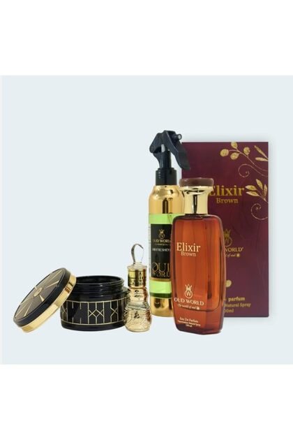 Combo – Gift Set w/ Perfume, Bakhoor, Silk Musk Attar (Elixier)
