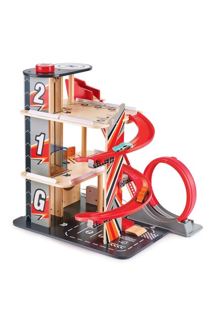 Gearhead Stunt Garage Wooden Playset