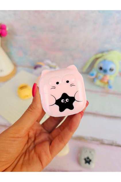 Cute Cat Eraser Roller Eraser, Eraser with Dust Container - Pink