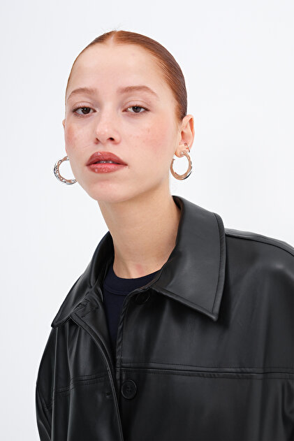 Addax Faux Leather Jacket C17741- Trendyol
