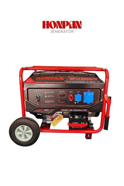 HONPAN İPLİ VE MARŞLI JENERATÖR TRİFAZE 10,8Kva HP11000GFES