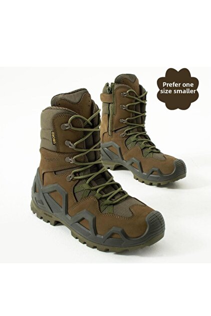 Zippered Outdoor Women&Men Tactical Military Boots and Combat Boots 4 Seasons SS602