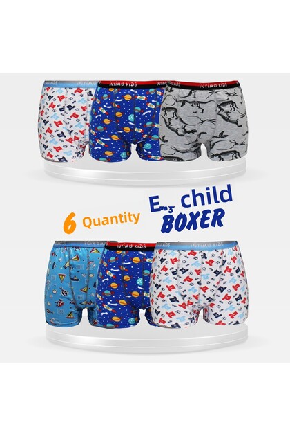 6 ΤΕΜΑΧΙΑ ΠΟΙΟΤΙΚΟ ΒΑΜΒΑΚΙ INTIMO BOXER ΑΓΟΡΑΣ