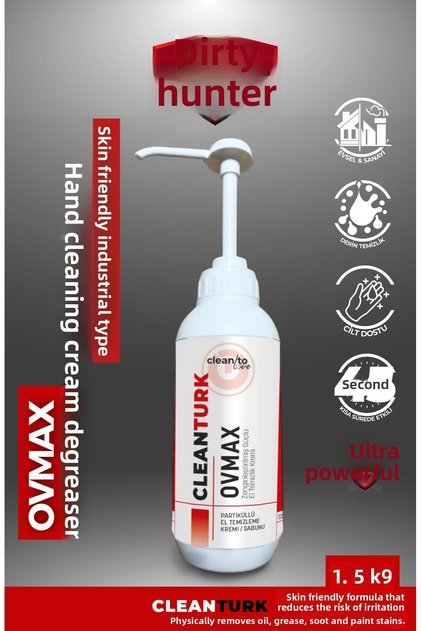 Ovmax Hand Cleaning Cream Degreaser & Skin Friendly Industrial Type 1.5 kg