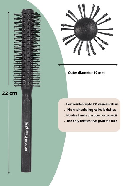 J-5500 Blow Dry Brush Hair Styling Brush Fine Wire Men's Hair Brush