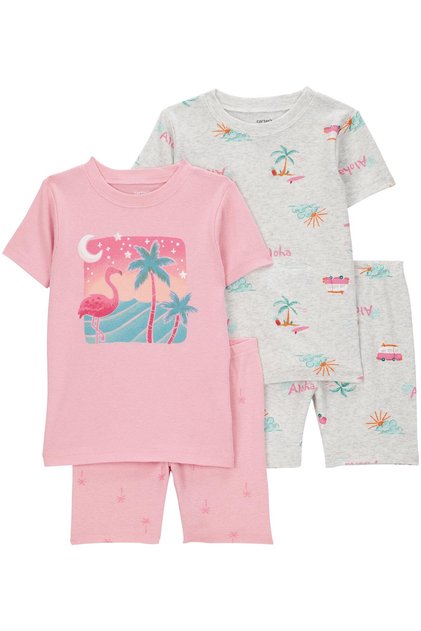 Kız Bebek Pijama Set 4'lü Paket