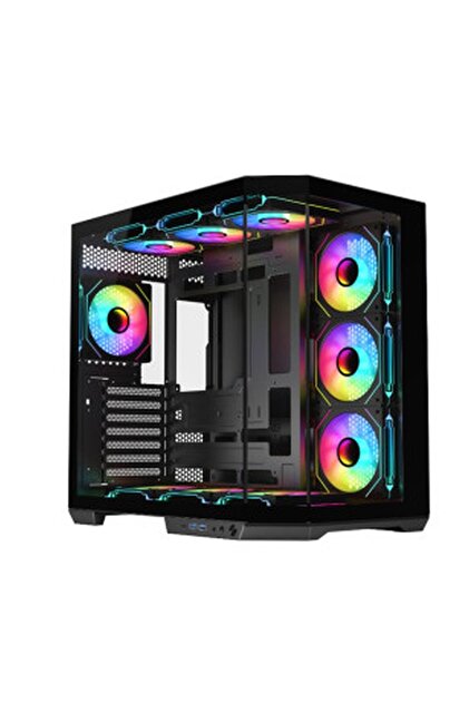 Dark Maxima V30 ARGB 4Fanlı Temperli Cam Type-C Dikey GPU Destekli