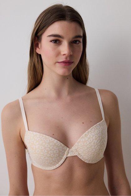 Daylift Lace Cream Bra