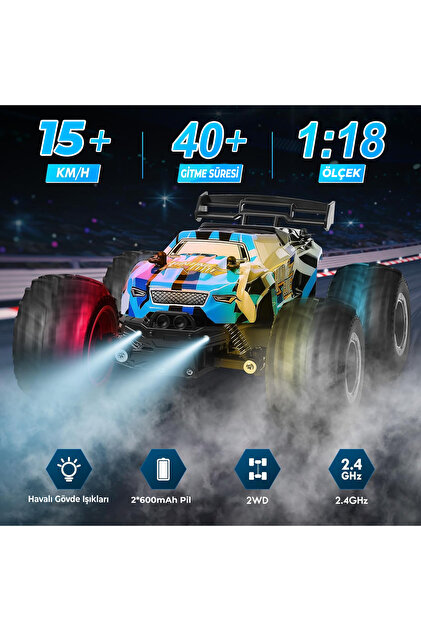Brother Toys 15 Km/H Hız Yapan Uzaktan Kumandalı Şarjlı Arazi