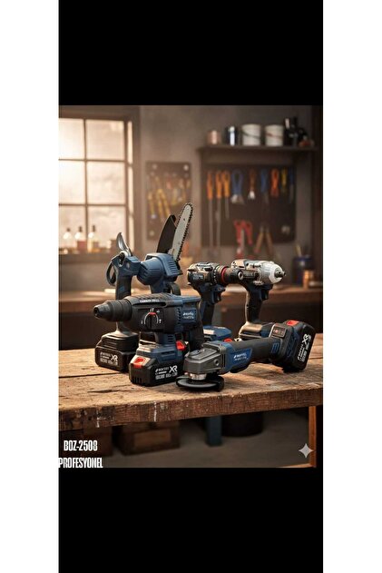 bozyel 6 lı set(matkap testere bijon sıkma hilti ispiral budama