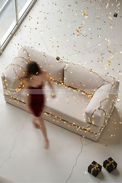 Minderim PİXEL Fitilli Kadife Kanepe | 50 DNS Çökmez Sünger