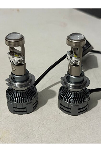YENİLZD H7mercekli Mega Led Xenon Şimşek Etkili 75w Güç 22.000
