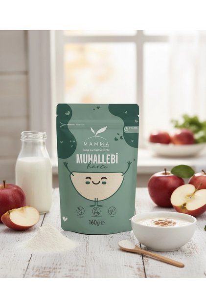 Siyez Unlu Elmalı Muhallebi Harcı (+6Ay)