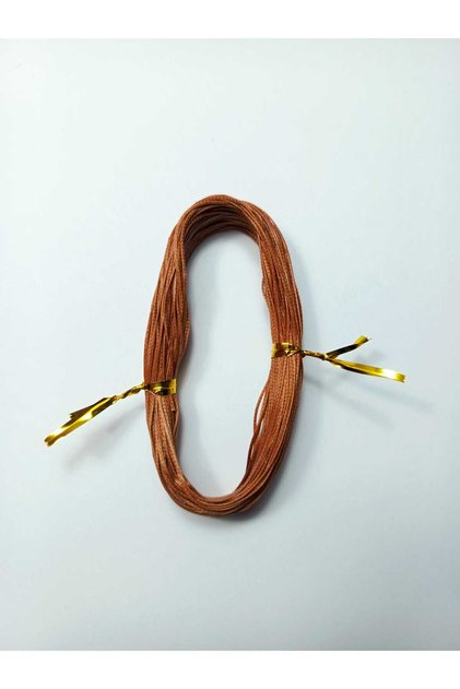 0.8 mm 20 Meters Reddish Brown Color Waxed Cord Leather Sewing Necklace Jewelry Design Bracelet String