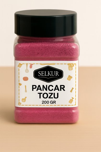 Pancar Tozu 200GR(KIRMIZI PANCAR TOZU-KATKISIZ)