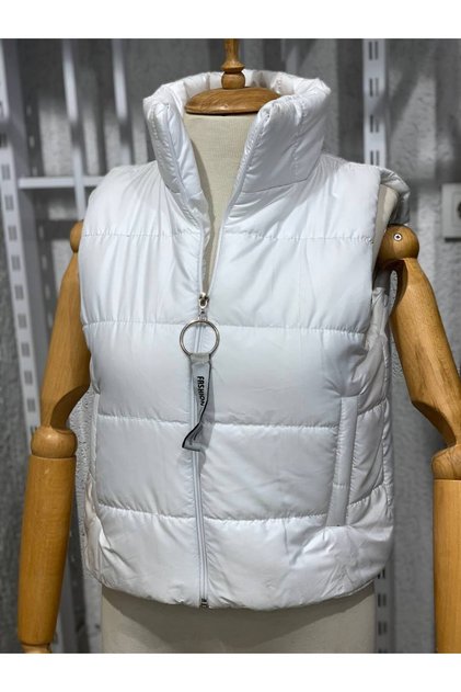 Short Quilted Puff Vest