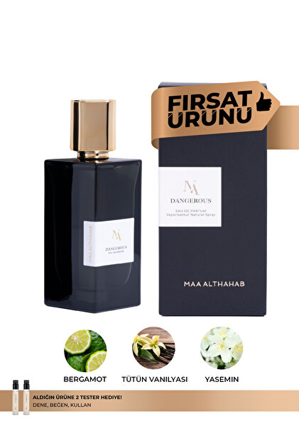 Maa Althahab Dangerous 75ml Unisex Parfüm - Fiyatı, Yorumları
