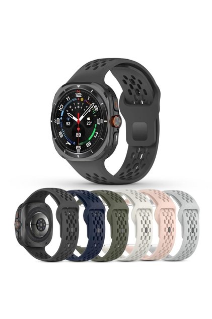 (Pack of 6) Sport Band for Samsung Galaxy Watch 7 Ultra Band 47mm (2024)- Multi color