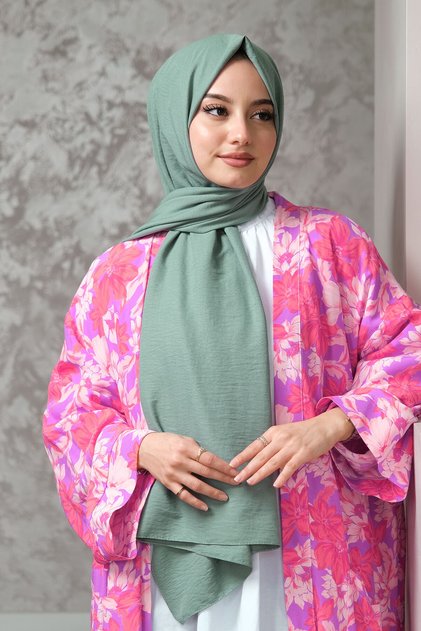 شال Cazz قطني أخضر