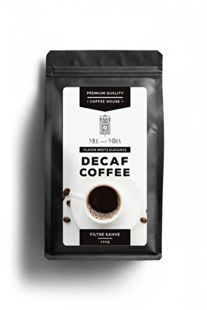 Mel and Mira Premium Decaf Coffee 100g, Kafeinsiz Filtre Kahve