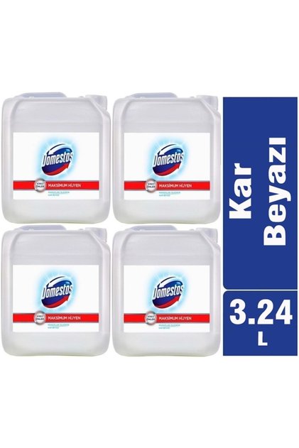 Çamaşır Suyu 3240ml Kar Beyazı (4 Lü Set) Yoğun Kıvamlı