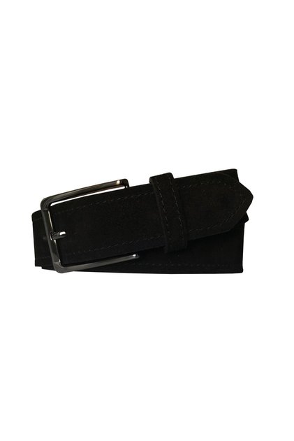 Pravi kožni remen od antilopa, crni, 4 cm=dk-süsi