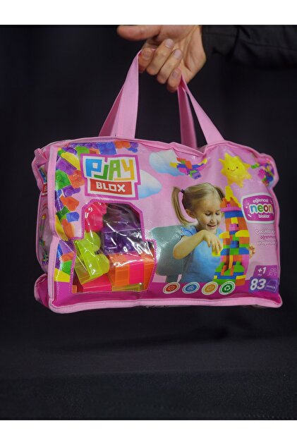 Noeul Land グッズ一色 TOY PLAY Çantalı Blok Oyuncak (Neon 83 Parça) - Fiyatı, Yorumları