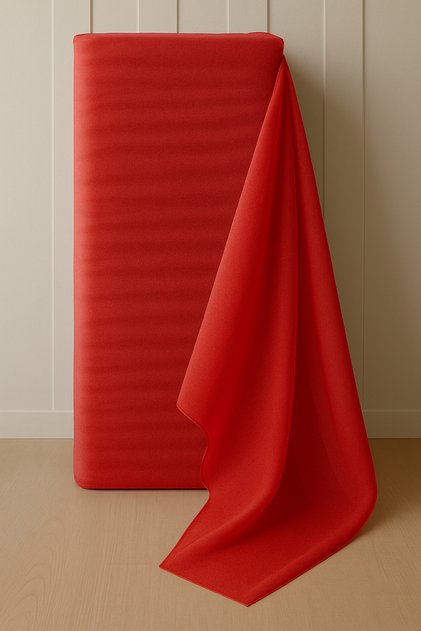 Kırmızı Bohça Süsleme Tülü, Nişan Bohça Süsü, Kapı Doğum Günü Parti Süsleme Tülü, 100x300cm