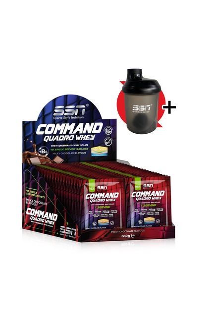 SSN Sports Style Nutrition Command Quadro Whey 22 gr X 40 Şase