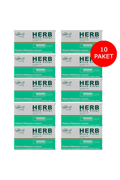 Genel Markalar Herb Micro Filter Kullanat Sigara Ağızlığı 10 Lu 10