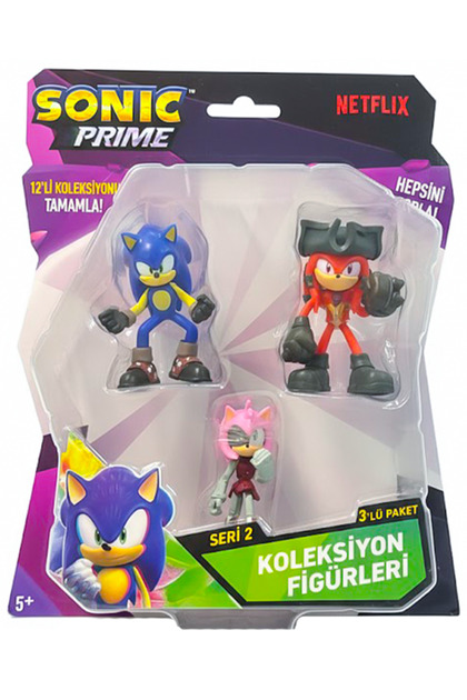 スパークシリーズ フィギュア 3体セット C-313 C-314 C-315 NECO TOYS Sonic Prime 3lü Figür Seti S2 Model 3 - Fiyatı, Yorumları
