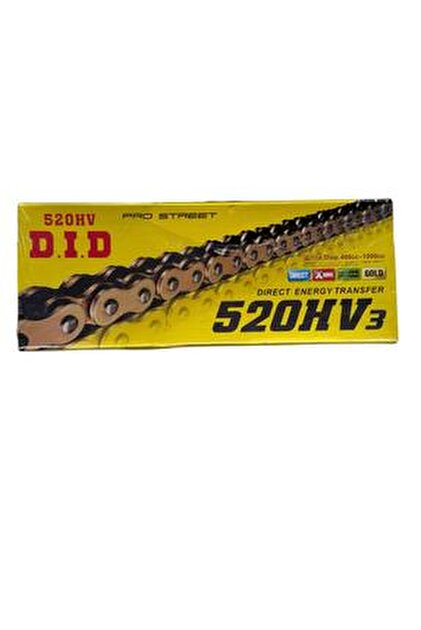 PeraPelis D.I.D Gold Zincir 520 Hv3 Yzf-R25 Mt-25 Rx 250 Duke-Rc