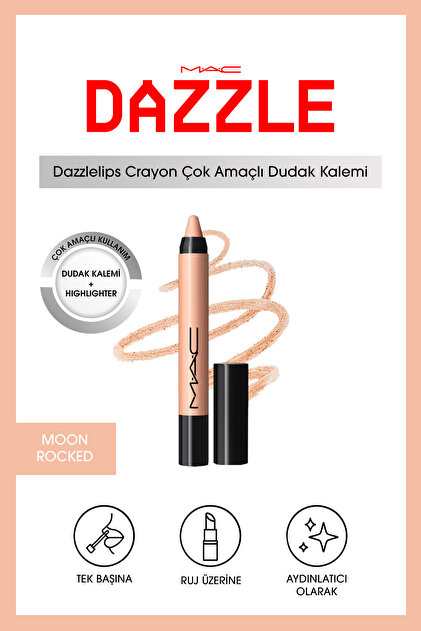 メルヘンリリス Mac Dazzlelip Crayon Işıltılı Dudak Kalemi - Moon Rocket - Fiyatı