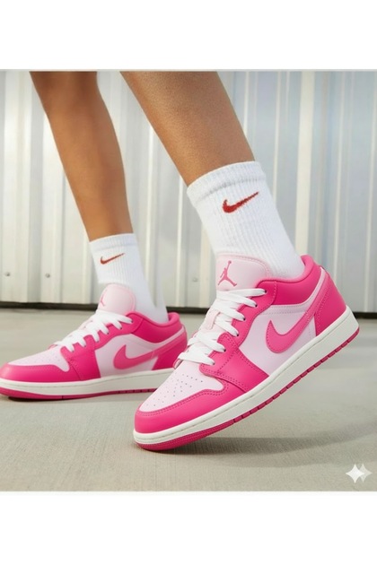 Nike Air Jordan 1 Low 'Hyper Pink' Gs Kadın Spor Ayakkabısı
