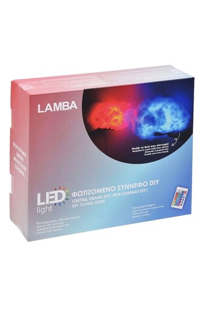 NOR DIY RGB стенна лампа с многоцветен LED и дистанционно управление