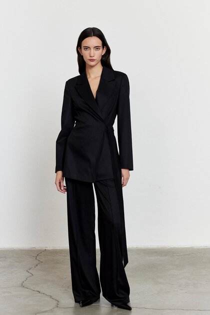 Limited Edition Belted Jacket Black