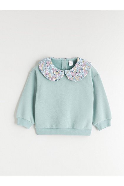 Peak New Season Baby Collar Girls' Sweatshirt