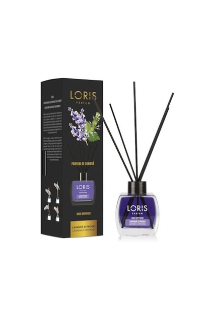 Odorizant de cameră, Loris, Lavandă și Patchouli, 120 ml