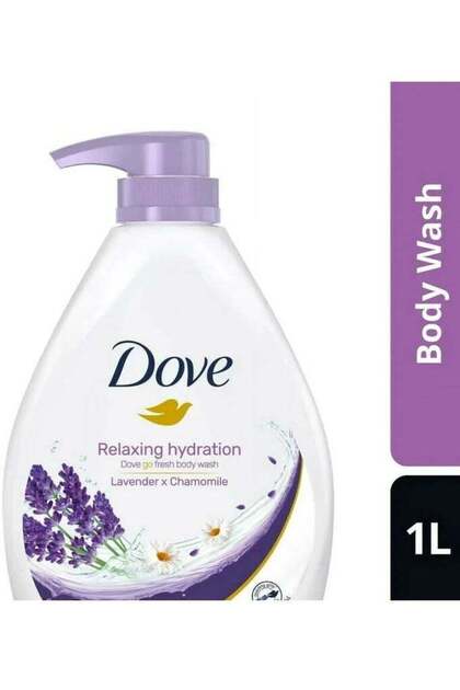 Go Fresh Shower Gel Body Wash, Lavender and Chamomile 1000g Ounce Pump Bottle