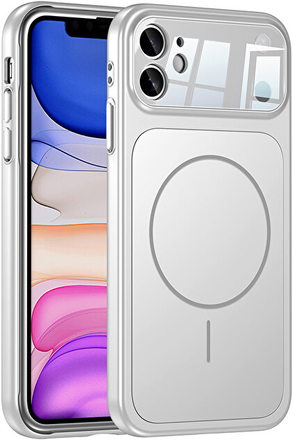 Nezih Case Apple iPhone 11 Uyumlu 17 Pro Max Görünümlü Magsafe